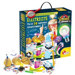 Jouet-Jeux éducatifs-Jeux scientifiques-Lisciani - coffret 50 expériences scientifiques - i'm a genius - jeux éducatif - enfant de 8 à 12 ans