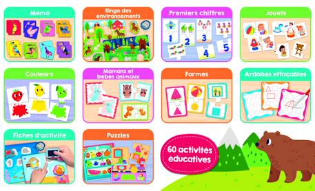 Carotina baby 60 jeux Multicolore 3 - vertbaudet enfant 