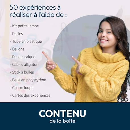 Lisciani - coffret 50 expériences scientifiques - i'm a genius - jeux éducatif - enfant de 8 à 12 ans Multicolore 3 - vertbaudet enfant 