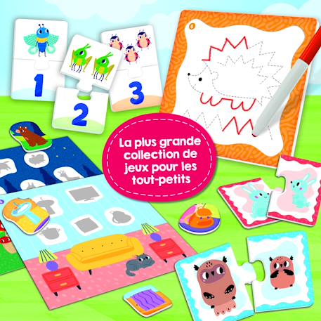 Carotina baby 60 jeux Multicolore 2 - vertbaudet enfant 