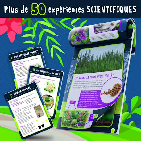 Botanique 50 expériences (arbre en bio-plastique) Multicolore 4 - vertbaudet enfant 
