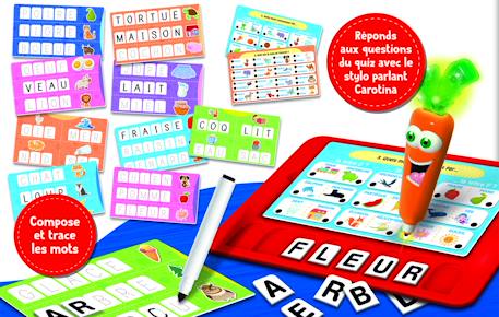 Carotina stylo parlant grand jeu vocabulaire des petits Multicolore 4 - vertbaudet enfant 