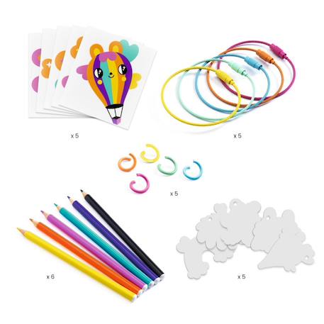 Porte-clefs kawaï artistic plastic Multicolore 3 - vertbaudet enfant 