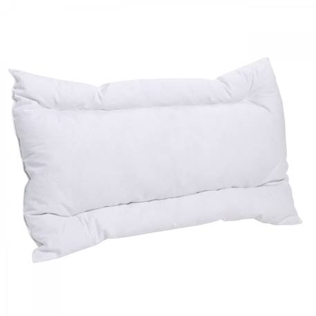 Oreiller bébé plat moelleux anti-acariens Blanc 2 - vertbaudet enfant 