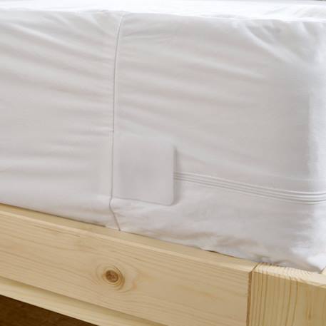 Housse intégrale matelas anti-punaises de lit Blanc 4 - vertbaudet enfant 
