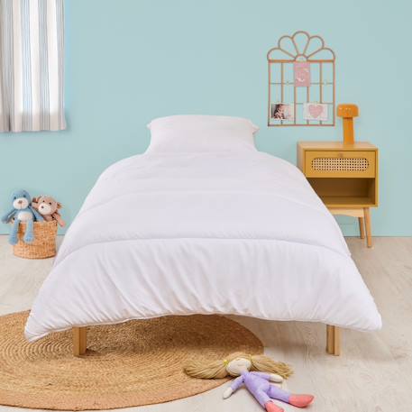 Couette chaude enveloppe coton bio Blanc 1 - vertbaudet enfant 