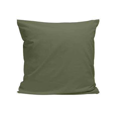 Parure de lit percale de coton unie Blanc+Kaki+Moutarde 8 - vertbaudet enfant 