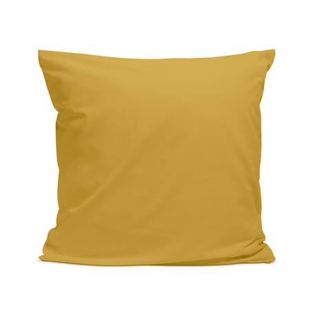 Parure de lit percale de coton unie Blanc+Kaki+Moutarde 12 - vertbaudet enfant 