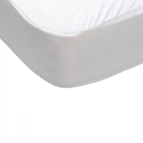 Alèse protège-matelas imperméable éponge Blanc 3 - vertbaudet enfant 