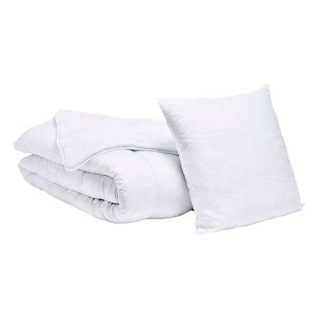 Pack anti-acariens couette chaude + oreiller Blanc 2 - vertbaudet enfant 