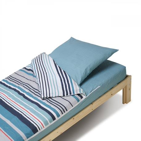 Caradou® parure de lit + couette enfant ritmo Bleu clair 2 - vertbaudet enfant 