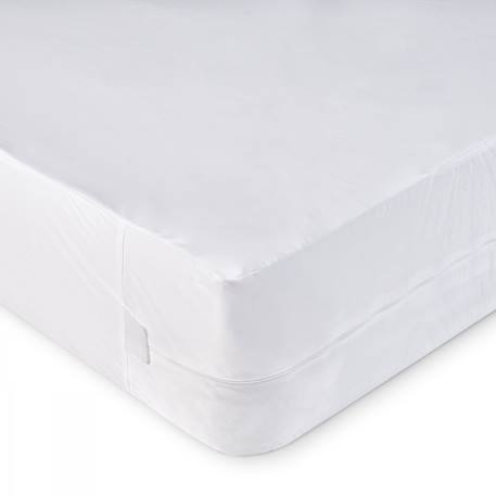 Housse intégrale matelas anti-punaises de lit Blanc 2 - vertbaudet enfant 