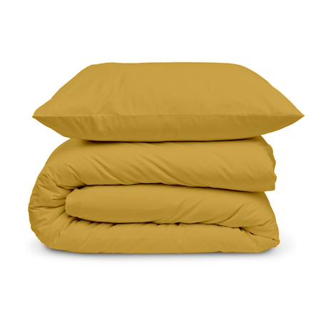 Parure de lit percale de coton unie Blanc+Kaki+Moutarde 11 - vertbaudet enfant 