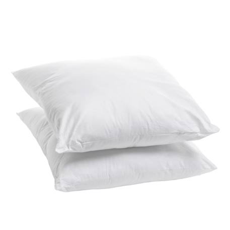 Lot de 2 oreillers fermes enveloppe coton bio Blanc 2 - vertbaudet enfant 