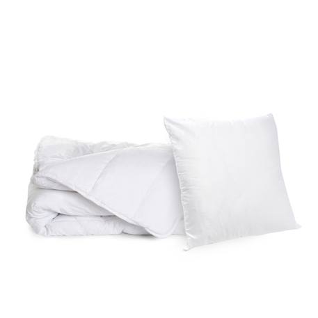 Pack été couette légère + oreiller anti-transpiration Blanc 2 - vertbaudet enfant 