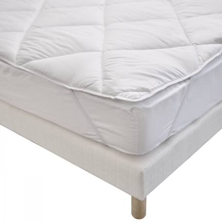 Surmatelas respirant moelleux lavable à 95°c Blanc 2 - vertbaudet enfant 