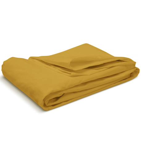 Drap housse uni percale de coton bonnet 28cm Anthracite+Gris clair+Kaki+Moutarde 15 - vertbaudet enfant 