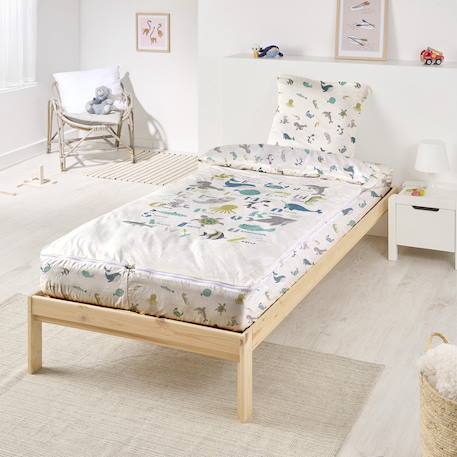 Caradou® parure et couette enfant abecedaire Blanc 1 - vertbaudet enfant 