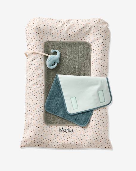 Matelas à langer et 2 tapis de change personnalisable MINISAURUS multicolore 1 - vertbaudet enfant 