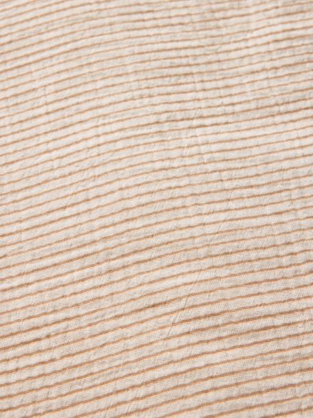 Gigoteuse en gaze de coton HÉRISSON rayé beige 6 - vertbaudet enfant 