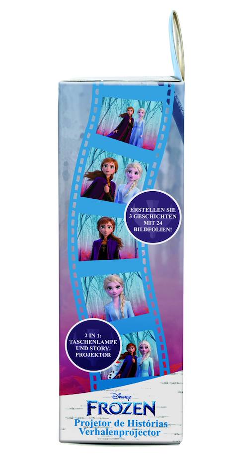 Projecteur à histoires et lampe torche reine des neiges Bleu 6 - vertbaudet enfant 