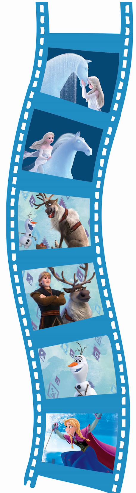 Projecteur à histoires et lampe torche reine des neiges Bleu 4 - vertbaudet enfant 