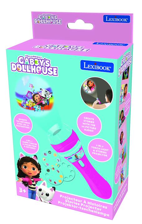 Projecteur à histoires et lampe torche gabby et la maison magique Rose 3 - vertbaudet enfant 
