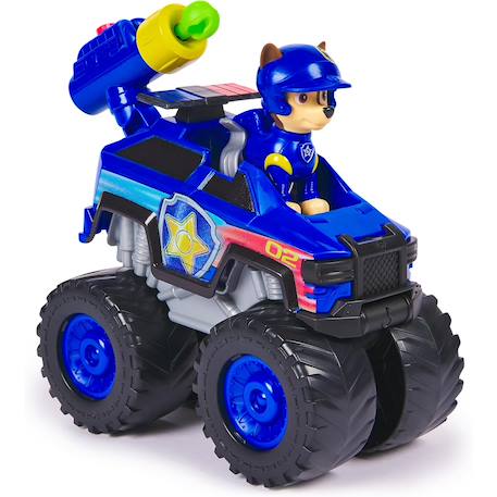 Paw patrol - pat patrouille - véhicule + figurine chase rescue wheels Bleu 3 - vertbaudet enfant 