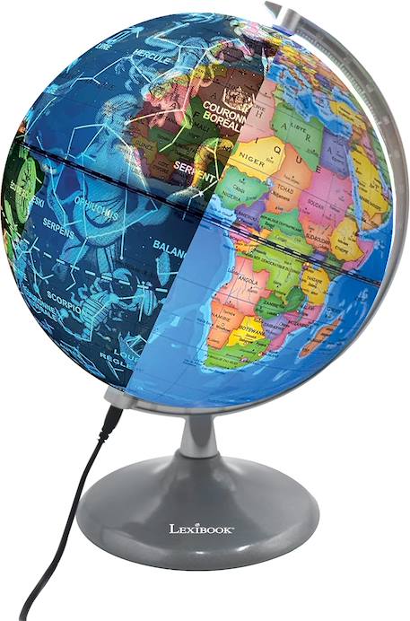 Globe jour et nuit lumineux (français) Noir 2 - vertbaudet enfant 