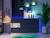 Buffet minecraft 5 tiroirs et compartiment ouvert avec éclairage led Effet carbone noir 2 - vertbaudet enfant 