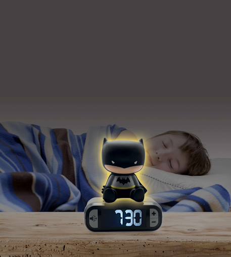 Réveil avec veilleuse batman en 3d MULTICOLORE 3 - vertbaudet enfant 