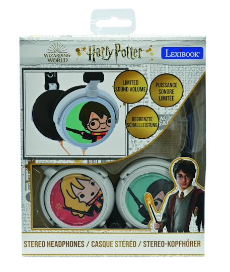Casque stéréo filaire pliable harry potter avec limitation de volume d'écoute MULTICOLORE 6 - vertbaudet enfant 