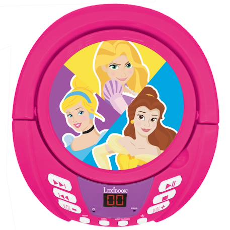 Lecteur cd bluetooth disney princess MULTICOLORE 6 - vertbaudet enfant 