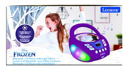 Lecteur cd bluetooth la reine des neiges MULTICOLORE 5 - vertbaudet enfant 