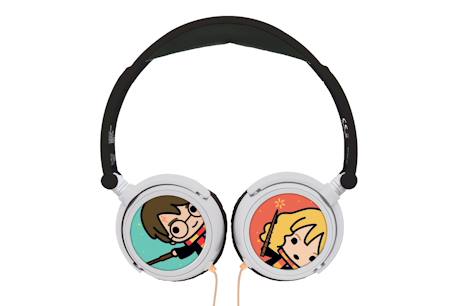 Casque stéréo filaire pliable harry potter avec limitation de volume d'écoute MULTICOLORE 1 - vertbaudet enfant 
