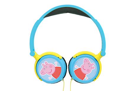 Casque stéréo filaire pliable peppa pig avec limitation de volume d'écoute MULTICOLORE 1 - vertbaudet enfant 