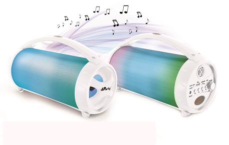 Enceinte bluetooth lumineuse avec micro iparty MULTICOLORE 4 - vertbaudet enfant 