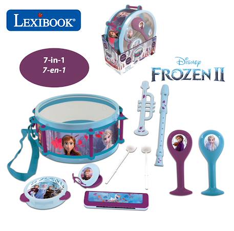 Set musical 7pcs reine des neiges Bleu 2 - vertbaudet enfant 