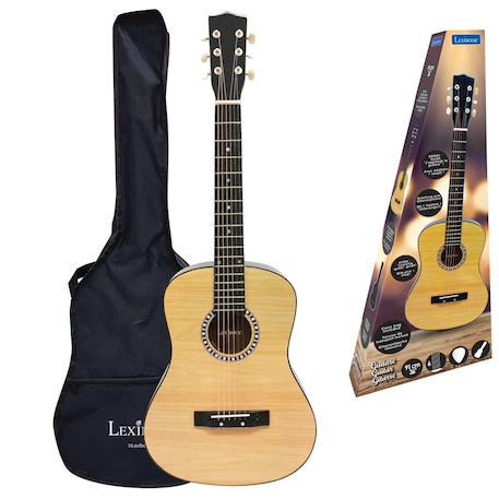 Guitare acoustique en bois avec housse de transport Beige 2 - vertbaudet enfant 