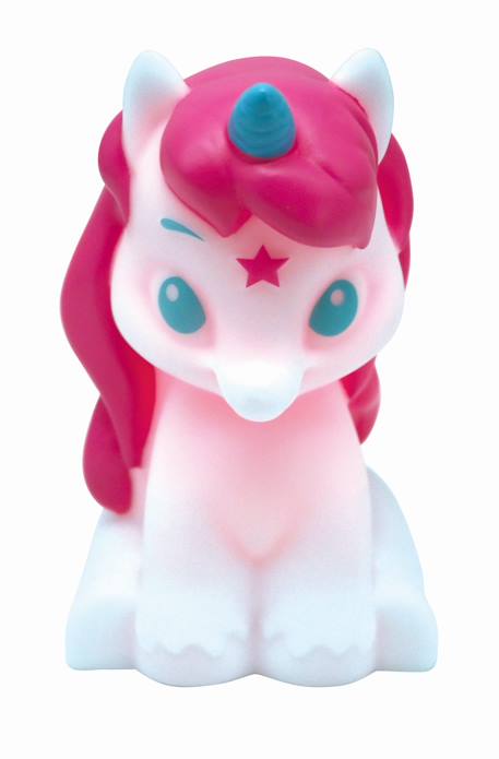 Veilleuse licorne en 3d avec variation de couleurs Blanc 2 - vertbaudet enfant 