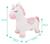 Licorne sauteuse gonflable avec housse en peluche Blanc 1 - vertbaudet enfant 