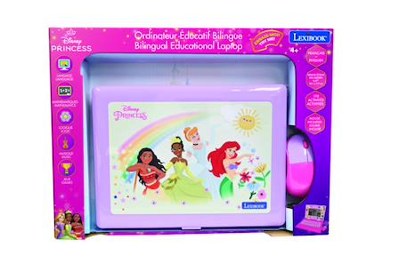 Ordinateur portable éducatif bilingue disney princesse (fr/en) MULTICOLORE 3 - vertbaudet enfant 