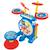 Batterie lumineuse complète 3-en-1 Mon rock band Pat Patrouille - clavier 8 touches, micro inclus Bleu 2 - vertbaudet enfant 