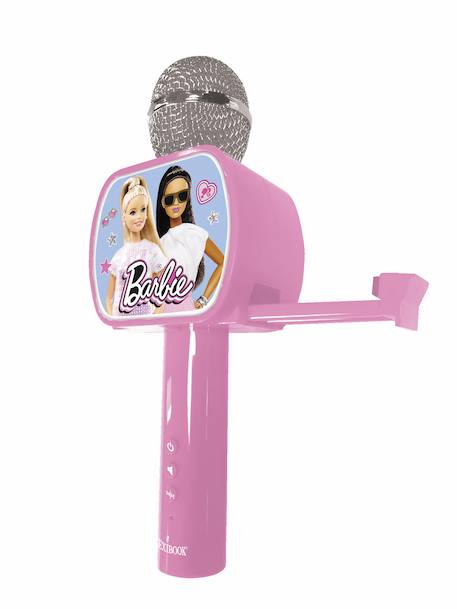 Micro karaoké sans fil barbie avec enceinte bluetooth MULTICOLORE 2 - vertbaudet enfant 