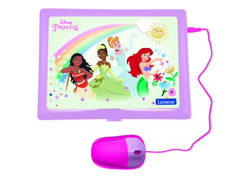 Ordinateur portable éducatif bilingue disney princesse (fr/en) MULTICOLORE 2 - vertbaudet enfant 