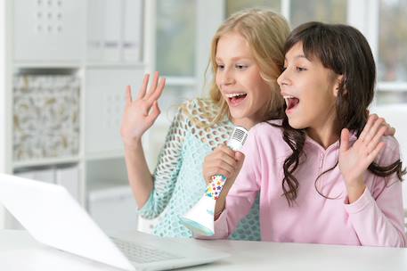 Micro karaoké sans fil avec enceinte bluetooth iparty Blanc 6 - vertbaudet enfant 