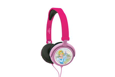 Casque stéréo filaire pliable avec limitation de volume d'écoute disney princesses MULTICOLORE 1 - vertbaudet enfant 