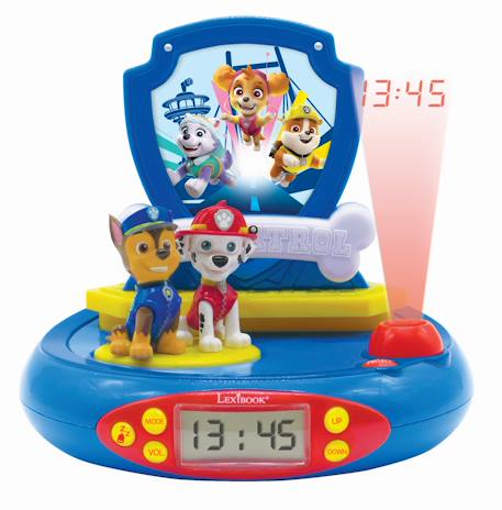 Réveil projecteur pat patrouille avec chase en 3d MULTICOLORE 2 - vertbaudet enfant 