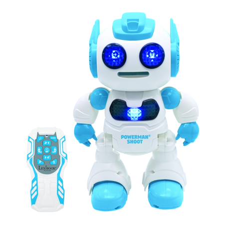 Powerman shoot robot programmable Bleu 1 - vertbaudet enfant 