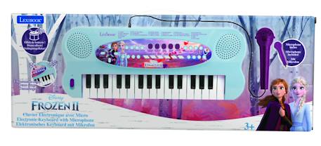 Clavier électronique musical avec micro reine des neiges Bleu 4 - vertbaudet enfant 